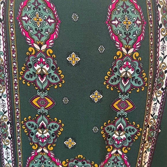 Anthropologie Fig & Flower Boho Peasant Blouse Top Size Petite Medium - Picture 5 of 8